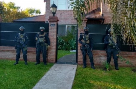 15 allanamientos en Funes, Rosario y Fray Luis Beltrán