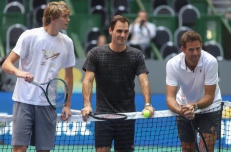 Del Potro no se quiso perder la fiesta: ovación y sorteo del duelo Federer – Zverev