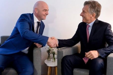 Mauricio Macri: organizará un partido benéfico con la Fundación FIFA