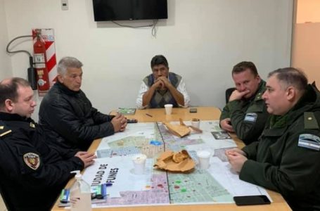 Reunión de trabajo entre las Fuerzas de Seguridad Públicas actuantes en Funes