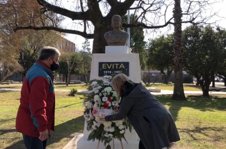 Ayer 26 de Julio de 1952 se conmemoró en Roldán a Eva Duarte de Perón