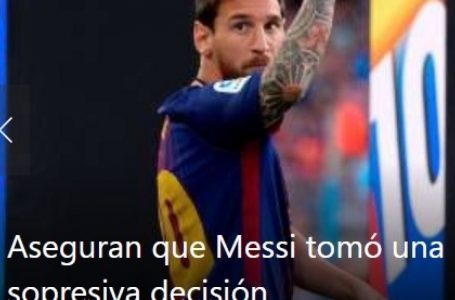 Al undécimo día la historia dio un vuelco y Lionel Messi tomo una sorpresiva decisión