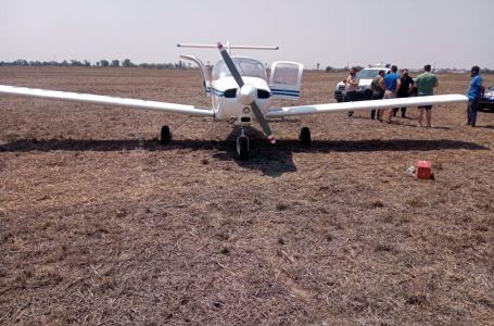 Una avioneta de un escuela de vuelo de Funes tuvo que realizar un aterrizaje de emergencia