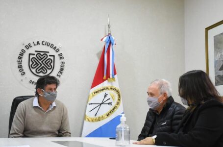 Autoridades de  Aguas Santafesinas visitaron el Municipio de Funes