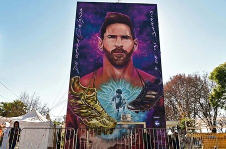 Rosario: Declararon de Interés Municipal mural en homenaje a Lionel Messi