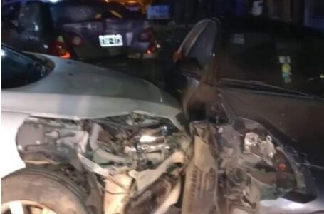 Accidente en calle Esquiú y Suipacha en la madrugada de hoy