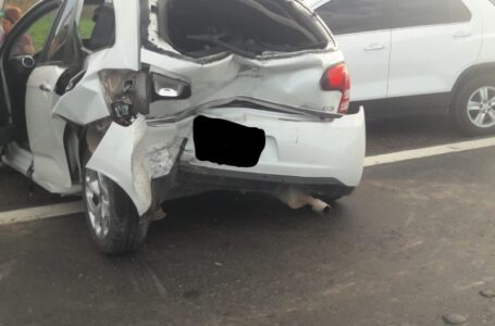 Tres automóviles involucrados en el accidente en cadena en la Autopista Rosario /Córdoba