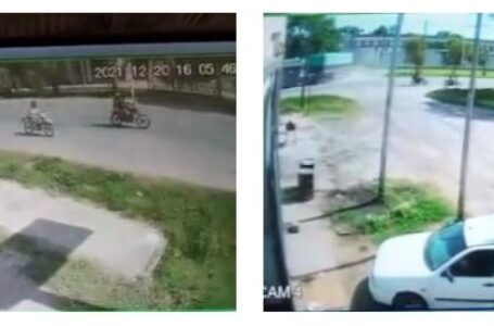 4 Motochorros atacaron a una mujer y le robaron la moto en Roldán