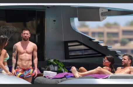 Lionel Messi y Antonela Roccuzzo de vacaciones en un yate de lujo en Ibiza