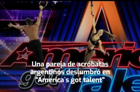 Una pareja de acróbatas argentinos deslumbró en “America´s got talent”. Mirá los videos