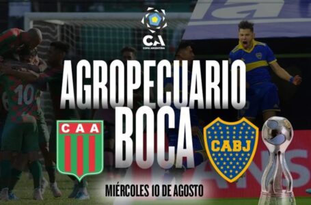 Boca va por el pase a cuartos de final ante Agropecuario en Salta