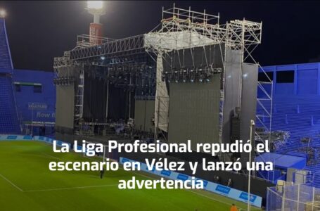 La Liga Profesional repudió el escenario en Vélez y lanzó una advertencia