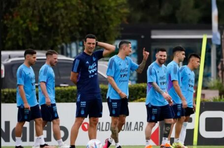 La Selección Argentina vuelve a entrenarse antes de viajar al homenaje de Conmebol