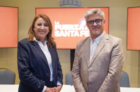 Fein presentó a su compañero de fórmula: el periodista santafesino Eugenio Fernández
