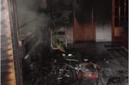Se incendió una vivienda en la ciudad de Roldán