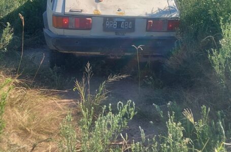 Encontraron un auto abandonado en Roldán