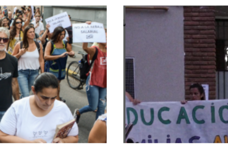 Escuelas públicas + Familias Autoconvocadas movilizan el miércoles desde la plaza San José hasta la 398.